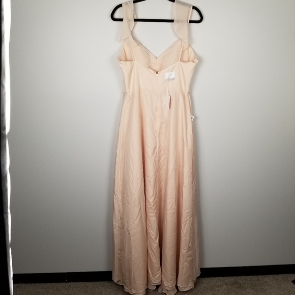 NWT Marchessa Notte Bridesmaid Gown Pink Blush Sz 12 - Picture 3 of 7